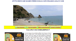 Desktop Screenshot of casealbergo.it